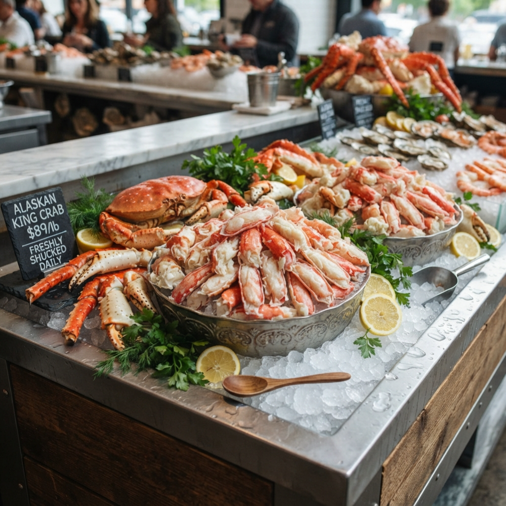 Jumbo Alaskan King Crab Legs 🦀❤️