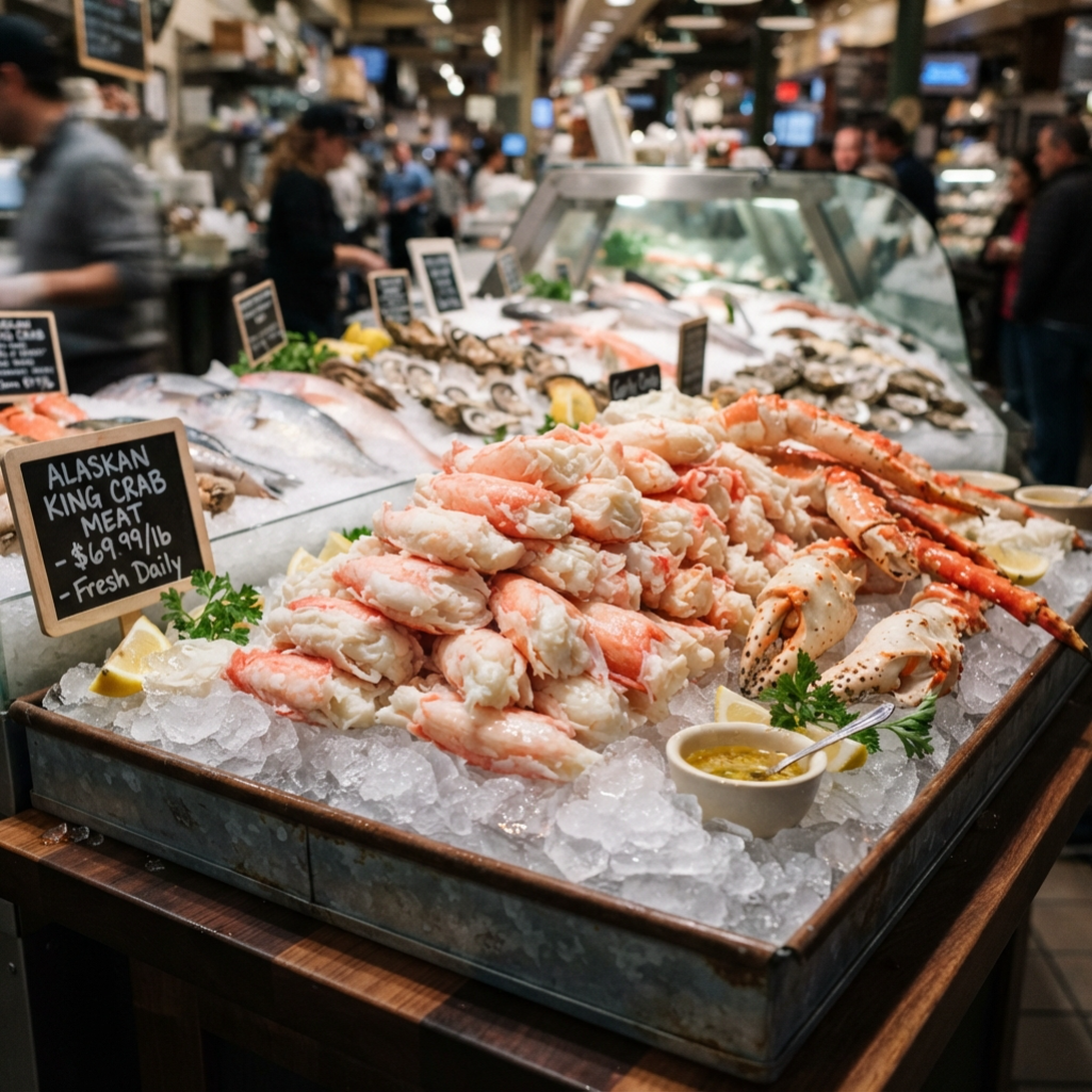 Jumbo Alaskan King Crab Legs 🦀❤️