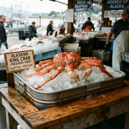 Jumbo Alaskan King Crab Legs 🦀❤️