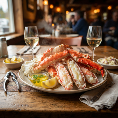 Jumbo Alaskan King Crab Legs 🦀❤️